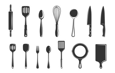 Kitchen Utensils Svg, Kitchen Tools Svg, Kitchen Set Svg, Cooking Tools Svg, Cooking Svg, Kitchen Utensils Silhouette, Kitchen Tools Silhouette.