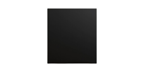 Black Rectangular Chalkboard. Versatile Tool For Education And Creative Spaces Isolated On Transparent Background