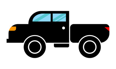 pickup car vector illustration
