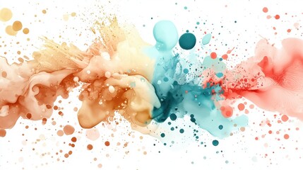 Abstract Splash of Color