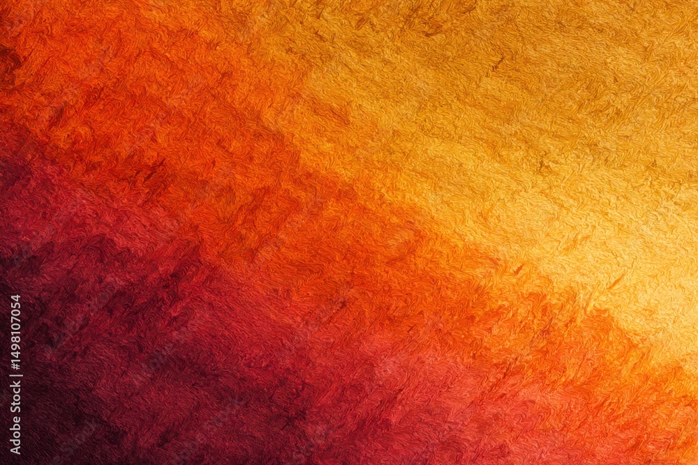 Poster abstract gradient with warm color palette