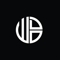 Naklejka premium WDO logo WDO icon WDO monogram WDO letter minimalist Circle flat Unique modern abstract logo design.