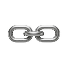 Obraz premium Piece Of Metal Chain isolated on transparent background, Chain PNG 
