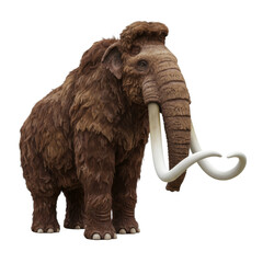 Obraz premium Holly mammoth isolated on transparent background, Giant Mammoth PNG, Elephant 
