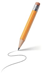 pencil drawing on white