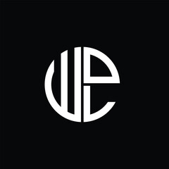 WOL logo WOL icon WOL monogram WOL letter minimalist Circle flat Unique modern abstract logo design.