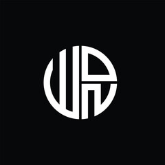 WON logo WON icon WON monogram WON letter minimalist Circle flat Unique modern abstract logo design.