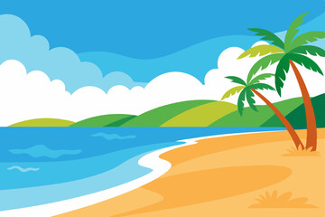 palm tree on the beach