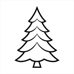 Fototapeta premium vector christmas tree