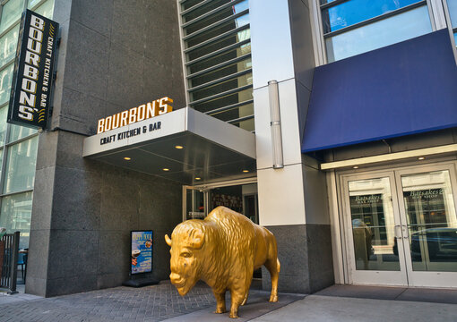Burbon's Kitchen, Bourbon Bar in Downtown Cincinnati, Ohio. USA 2025