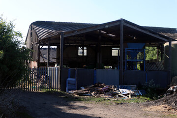 Obraz premium The Old Modern Barn