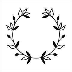 laurel wreath vector illustration