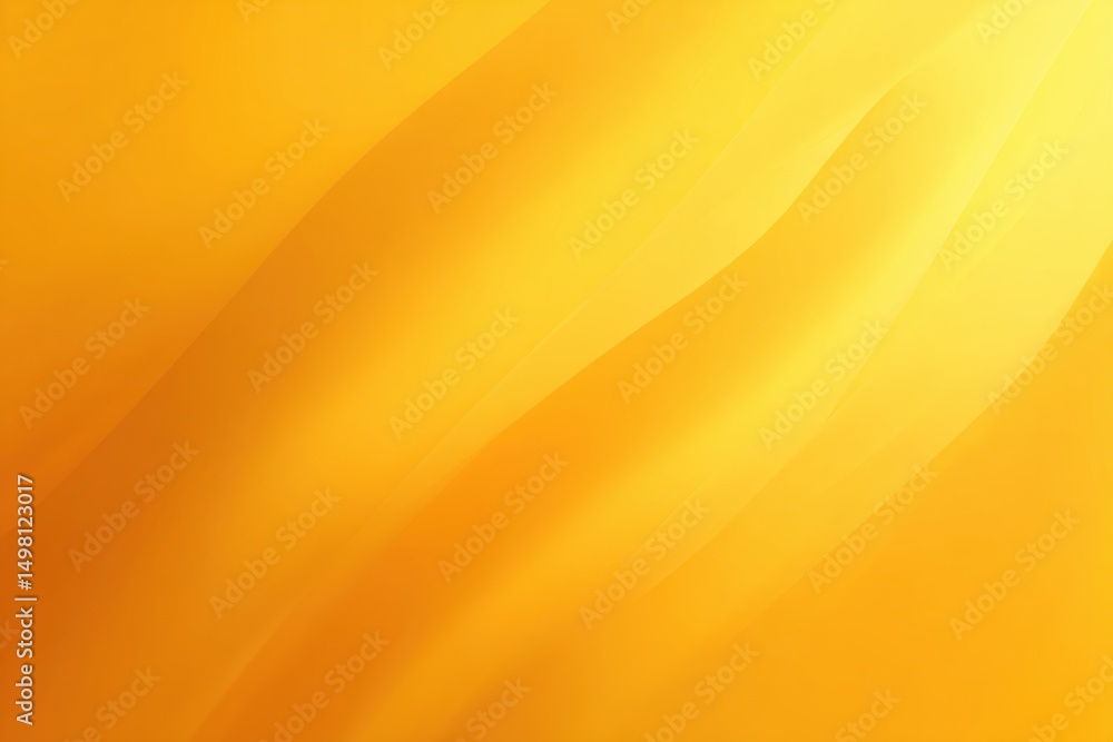 Poster smooth yellow gradient background with soft light falloff