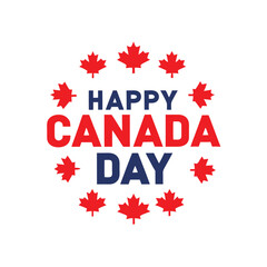Canada Day Maple Leaf Design.