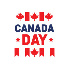 Canada Day Maple Leaf Design.