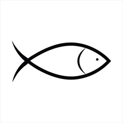 fish on a white background