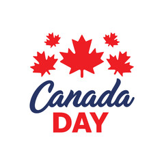 Canada Day Maple Leaf Design.