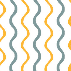 Seamless pattern with a simple abstract drawing. Vector illustration.