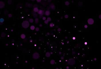 Brightly colored abstract bokeh circles glow in a festive, blurred light design, perfect for a shimmering holiday or party backdrop, Generative AI