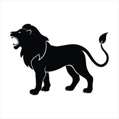 vector illustration of a lion