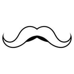 vector mustache icon