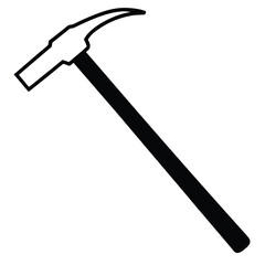 hammer isolated on white