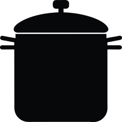 stainless steel pot silhouette