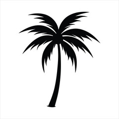 Obraz premium palm tree silhouette