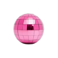 Pink Disco Ball - Mirrored Sphere for Party Decoration