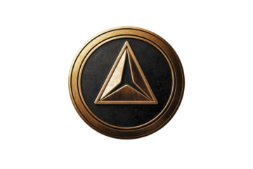 Minimalistic white circular design featuring a raised leaf emblem suitable for eco-friendly branding or organic product packaging