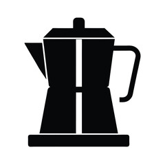 coffee maker on white background