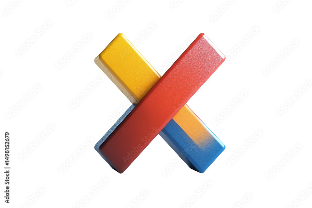 Poster colorful check mark icon graphic on transparent background designed for various digital applications