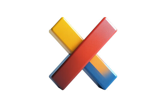 Colorful check mark icon graphic on transparent background designed for various digital applications and user interfaces, creating a modern and vibrant visual appeal