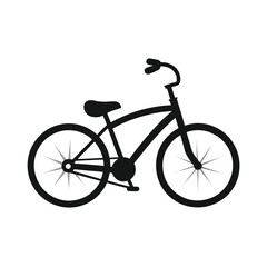 bicycle isolated on white