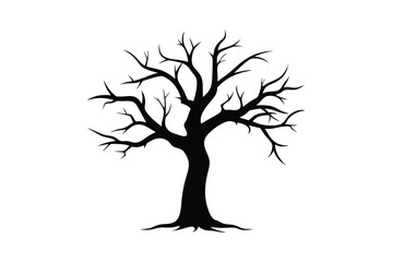 tree silhouette vector