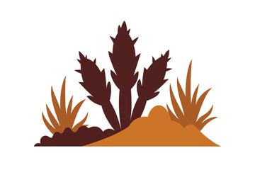 vector illustration of autumn landscape