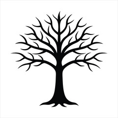 vector tree silhouette