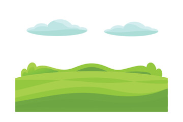 Fototapeta premium landscape with clouds