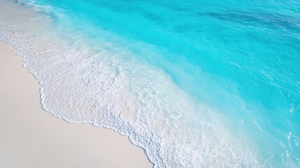 Serene Seascape with Crystal Clear Water and Soft Shoreline View