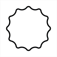 vintage frame with a pattern of flowers