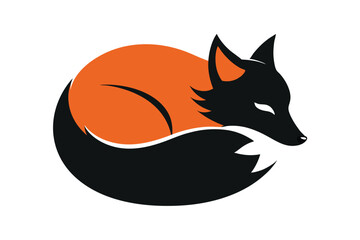 red fox vector illustration