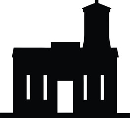building vector silhouette