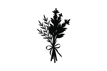 black and white flowers