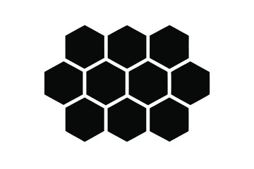 abstract background with hexagons