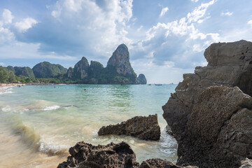 Summer vacation at Railay Beach, Krabi Province, Thailand