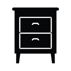 chest of drawers isolated