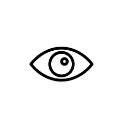Eye icon in minimalist style