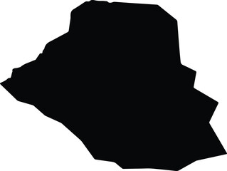 Ahuachpan El Salvador silhouette map