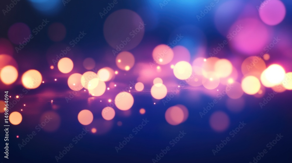Canvas Prints colorful bokeh lights background for creative projects and designs