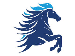Fototapeta premium horse head silhouette